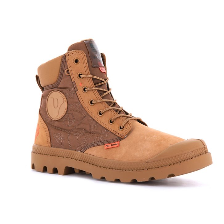 Palladium Pampa X Destiny WPN Women's Boots Brown | UK N572-LAX